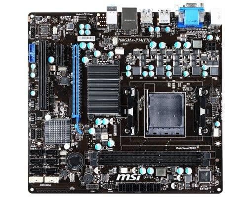 MSI AMD 760G 760GMA-P34(FX) AM3+ DDR3 Micro ATX image