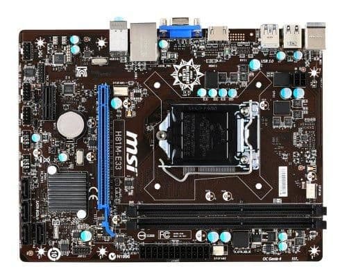 MSI H81 M-E33 DDR3 Micro ATX main image