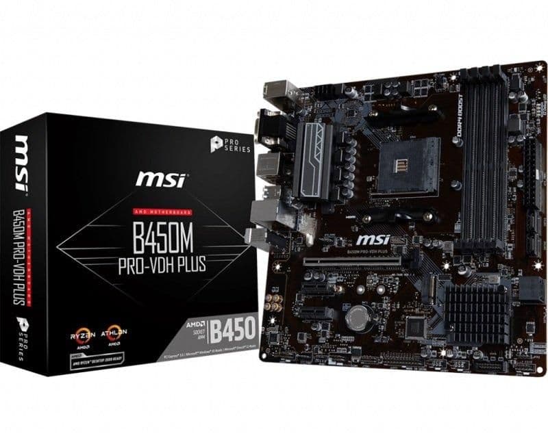 MSI B450M PRO-VDH PLUS AM4 DDR4 Micro ATX image