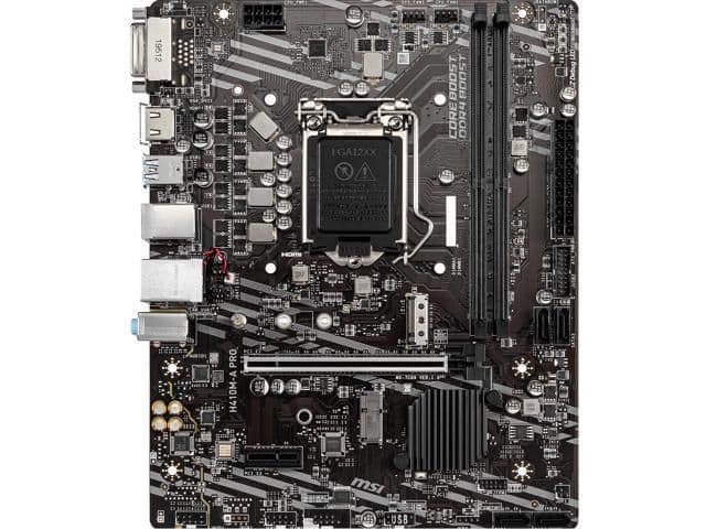MSI H410 M-A PRO DDR4 Micro ATX image