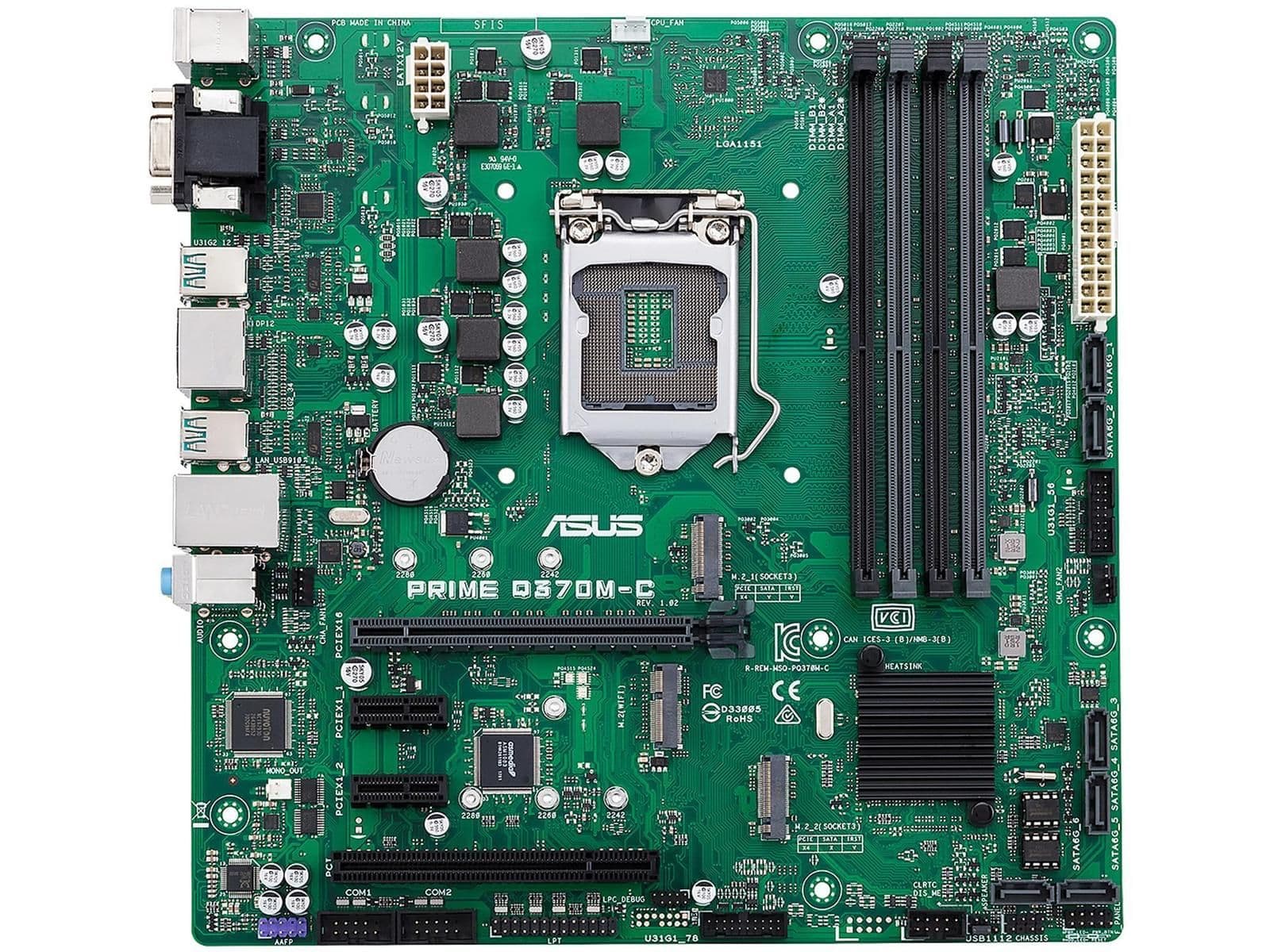 Asus Q370 PRIME Q370M-C/CSM DDR4 Micro ATX image