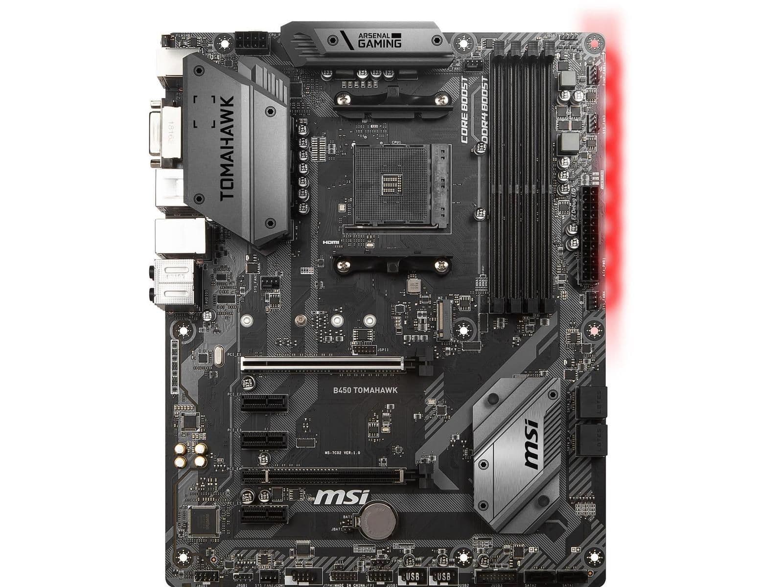 MSI B450 TOMAHAWK AM4 DDR4 ATX image