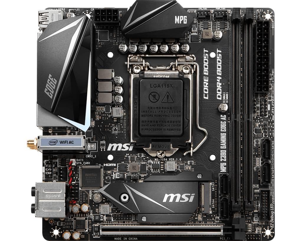 MSI Z390 MPG Z390I GAMING EDGE AC DDR4 Mini ITX main image