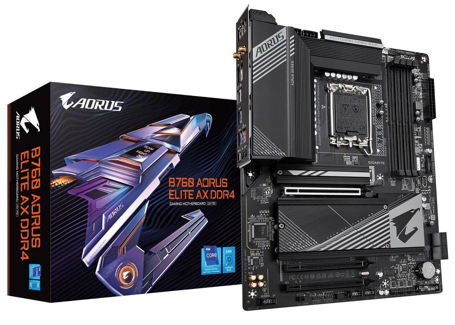 Gigabyte B760 AORUS ELITE AX DDR4 ATX main image