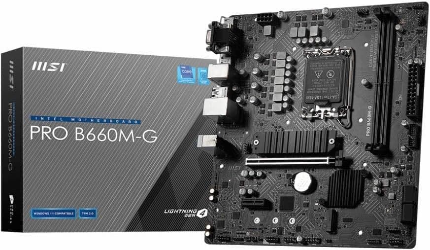 MSI B660 PRO M-G DDR5 Micro ATX image