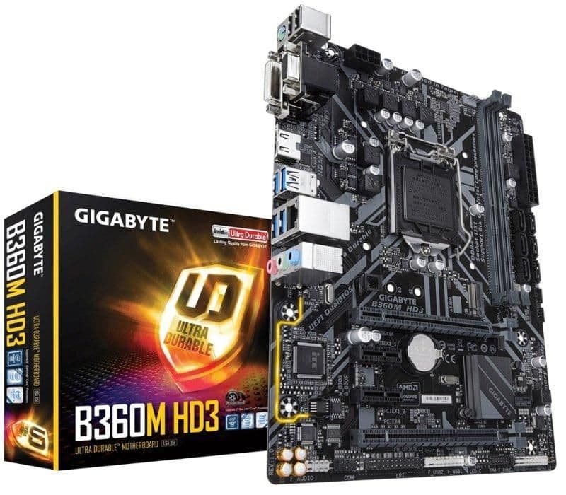 Gigabyte B360M HD3 DDR4 Micro ATX LGA1151 main image