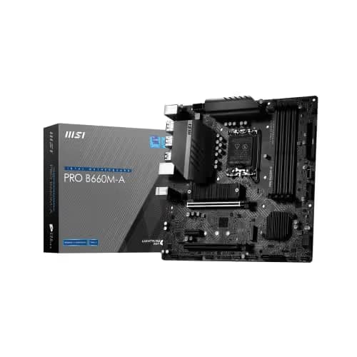 MSI B660 PRO B660M-A LGA1700 DDR4 Micro ATX main image