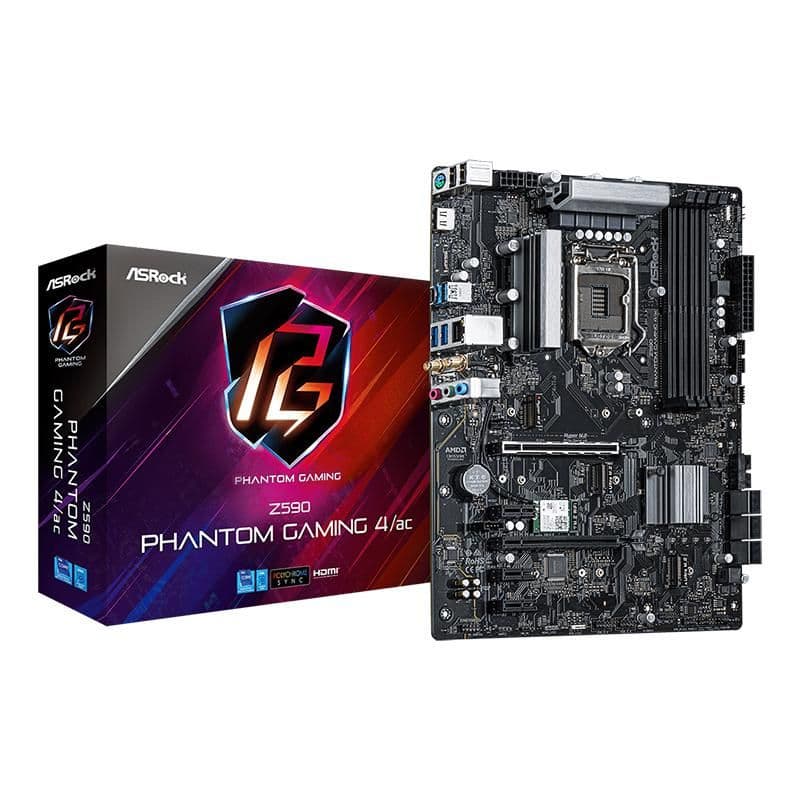 ASRock Z590 Phantom Gaming 4/ac DDR4 ATX main image