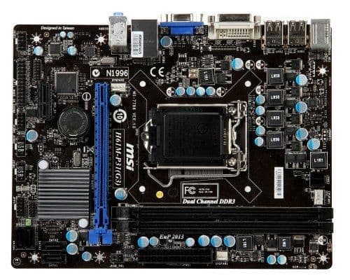 MSI H61 H61M-P31 (G3) LGA1155 DDR3 Micro ATX image