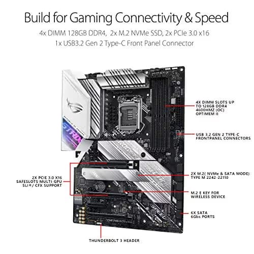 Asus Z490 ROG STRIX Z490-A GAMING LGA1200 DDR4 ATX image