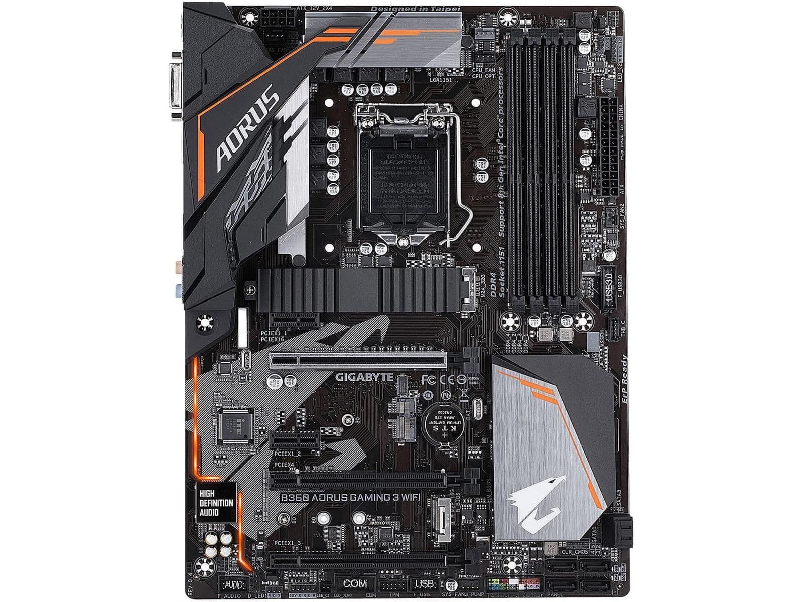 Gigabyte B360 AORUS Gaming 3 WIFI DDR4 ATX main image