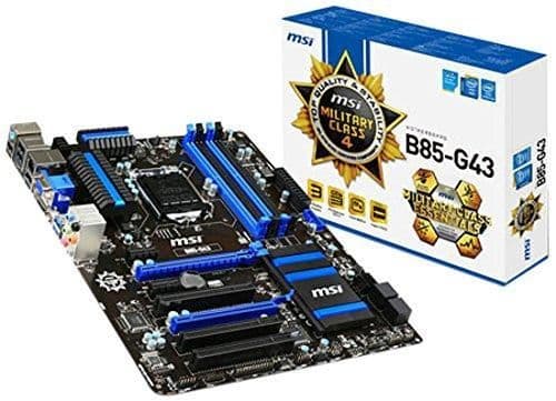 MSI B85 G43 LGA1150 DDR3 ATX main image