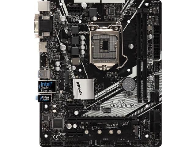ASRock B365 M-HDV DDR4 Micro ATX main image