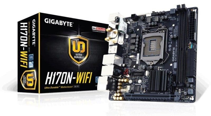 Gigabyte H170 GA-H170N-WIFI LGA1151 DDR4 Mini ITX main image