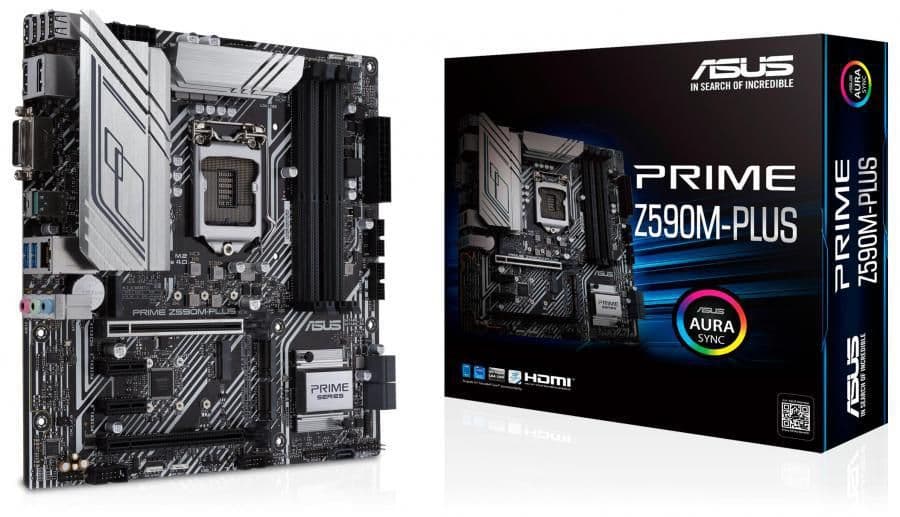 Asus Z590 PRIME Z590M-PLUS LGA1200 DDR4 Micro ATX main image