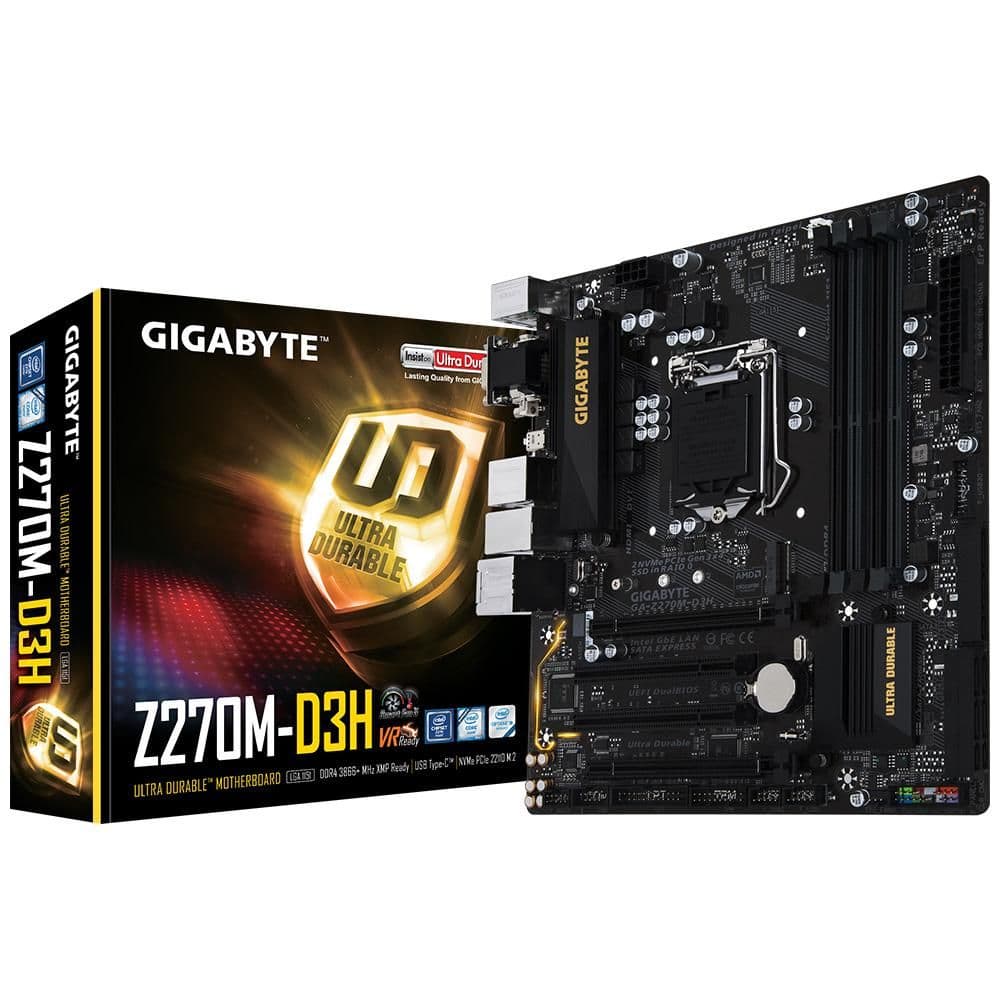 Gigabyte Z270 GA-Z270M-D3H DDR4 Micro ATX main image