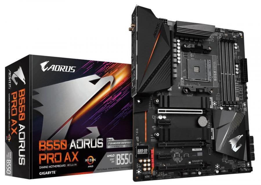 Gigabyte B550 AORUS PRO AX AM4 DDR4 ATX main image