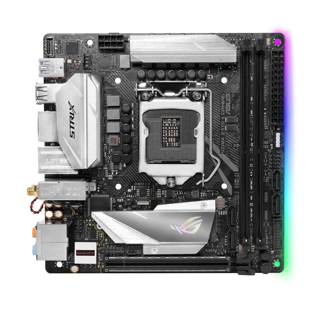 ASUS Z370 ROG Strix Z370-I Gaming LGA1151 DDR4 Mini ITX main image