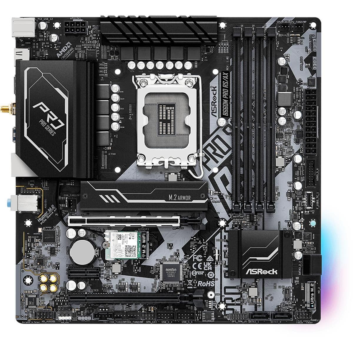 ASRock B660M Pro RS/ax DDR4 Micro ATX image