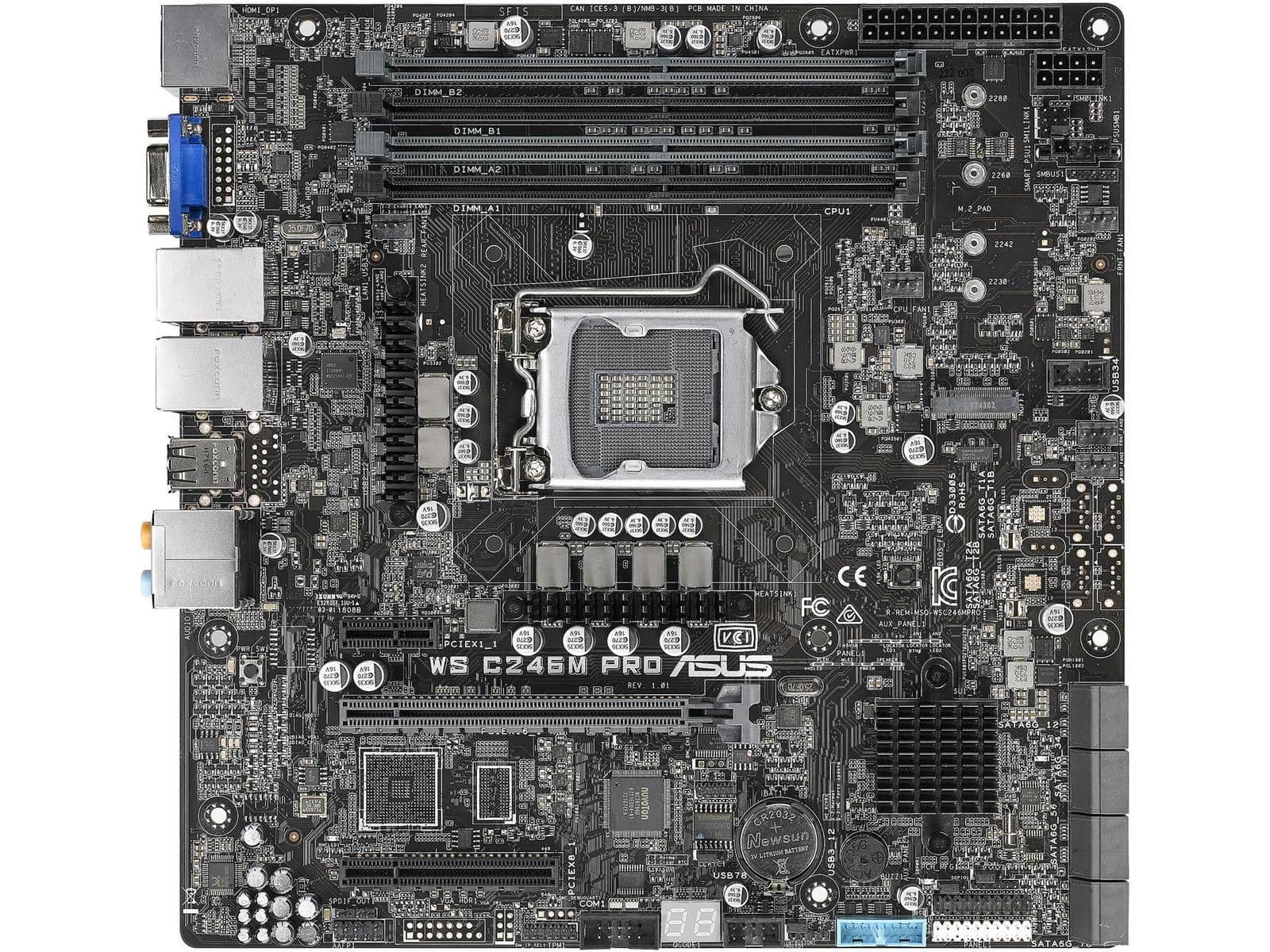 Asus C246 WS C246M PRO DDR4 Micro ATX image