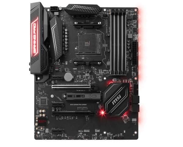 MSI B350 GAMING PRO CARBON AM4 DDR4 ATX image