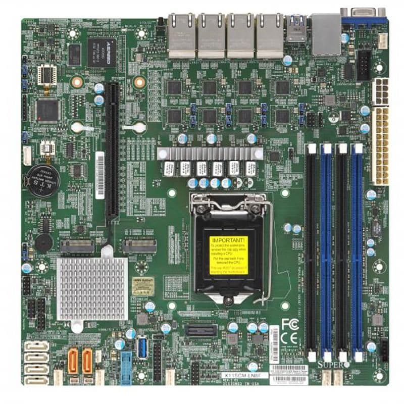 Supermicro Intel C246 X11SCM-LN8F LGA1151 DDR4 Micro ATX image