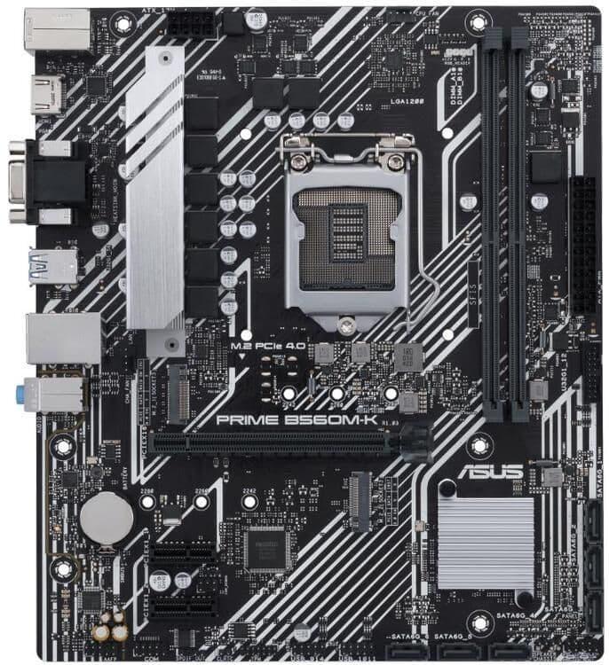 Asus B560 PRIME B560M-K LGA1200 DDR4 Micro ATX image