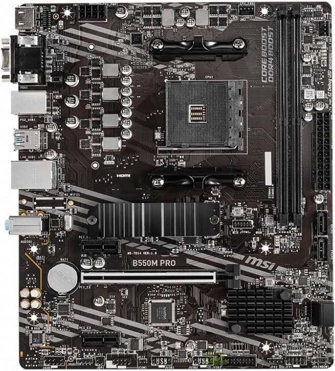 MSI B550M PRO main image