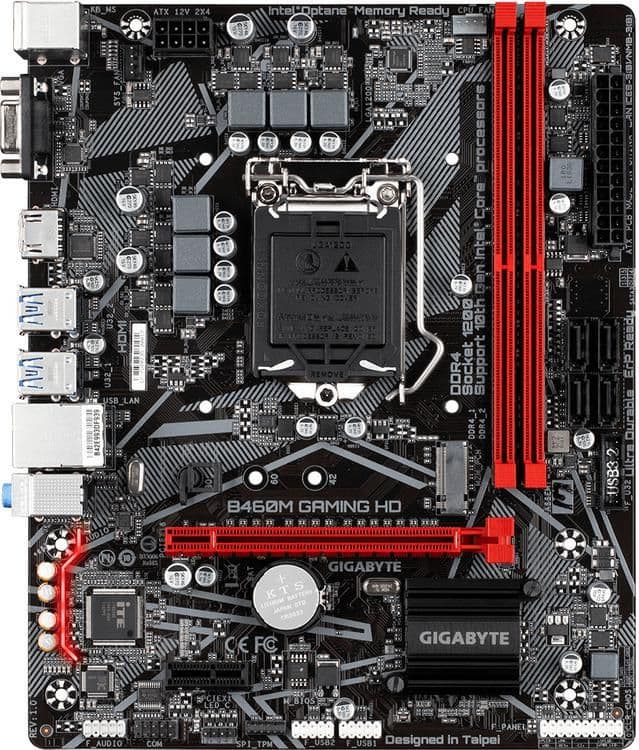 Gigabyte B460M GAMING HD LGA1200 DDR4 Micro ATX image