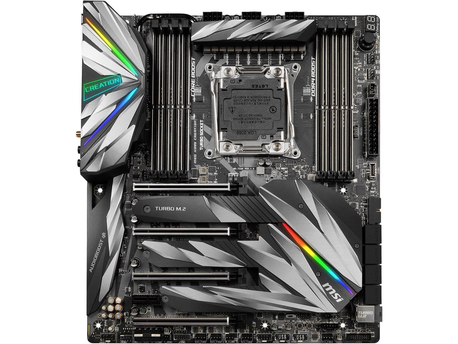 MSI X299 MEG X299 CREATION LGA2066 DDR4 EATX main image
