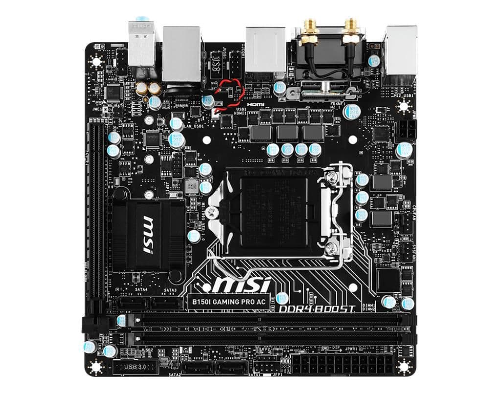 MSI B150I GAMING PRO AC DDR4 Mini ITX image