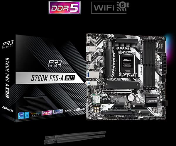 ASRock B760M Pro-A WiFi DDR5 Micro ATX main image