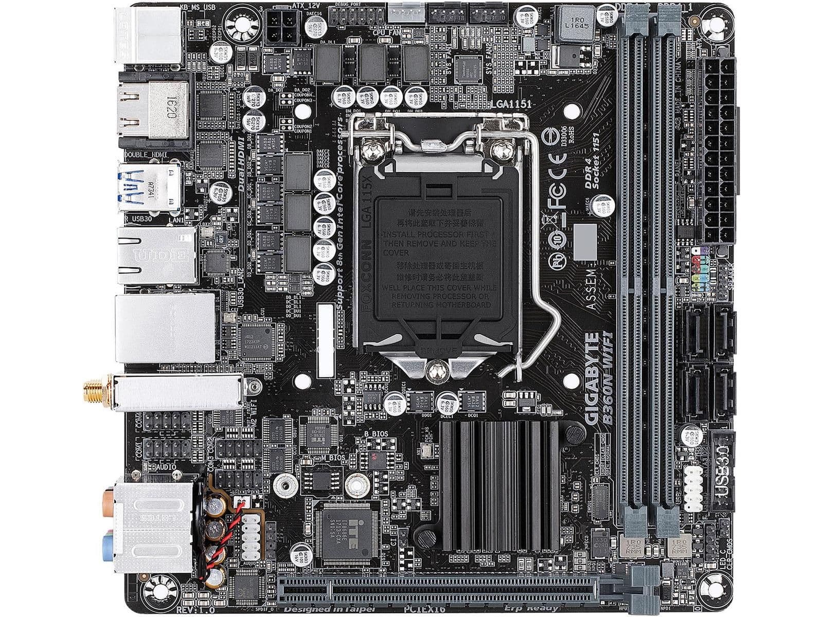 Gigabyte B360N WIFI DDR4 Mini ITX main image