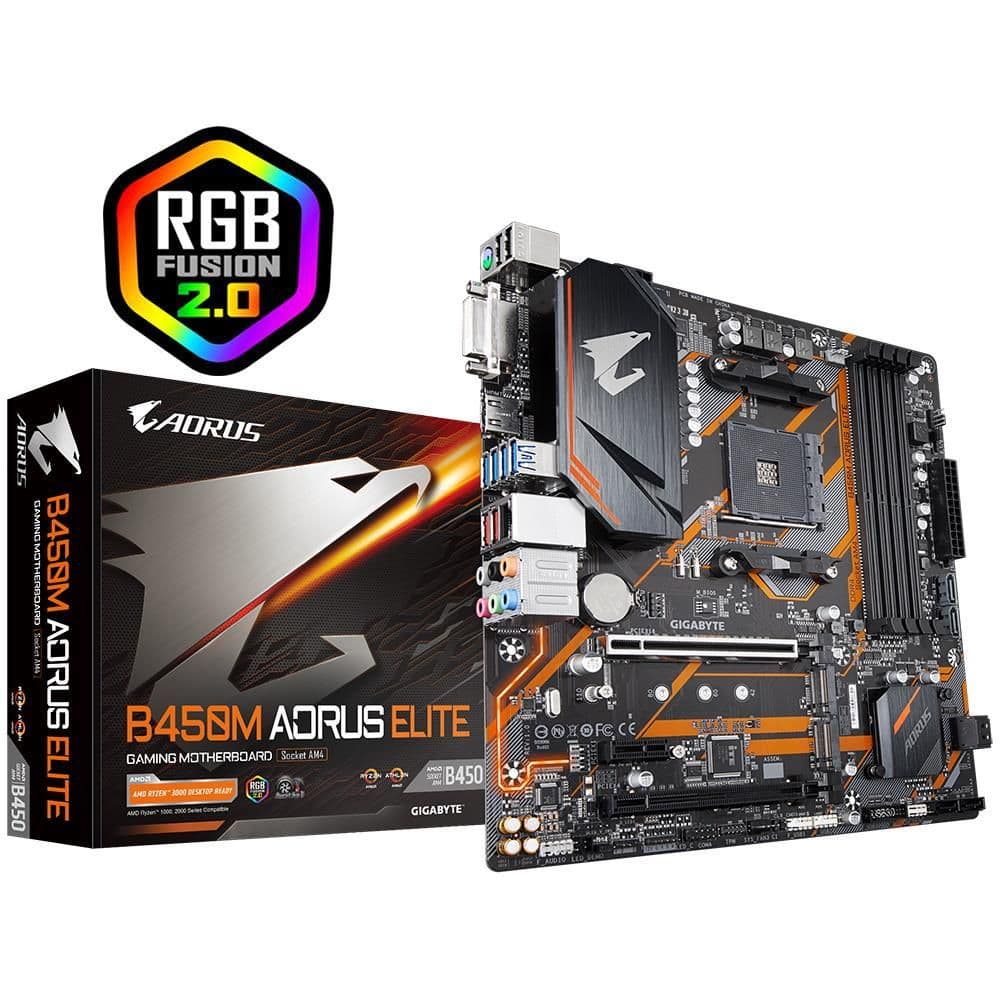 Gigabyte B450M AORUS ELITE DDR4 Micro ATX main image