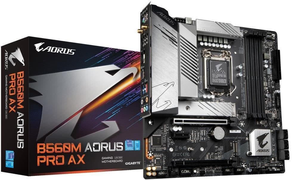 Gigabyte B560M AORUS PRO AX LGA1200 DDR4 Micro ATX image
