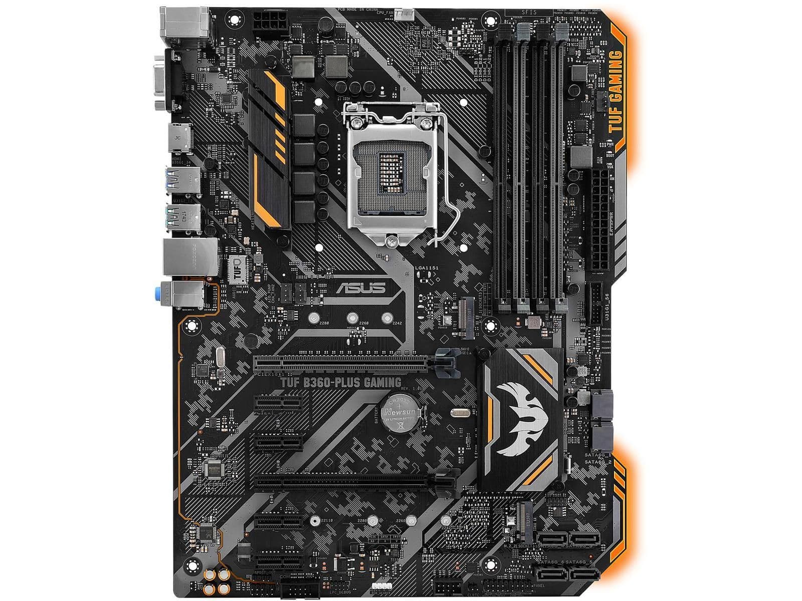ASUS B360 TUF PLUS GAMING DDR4 ATX image
