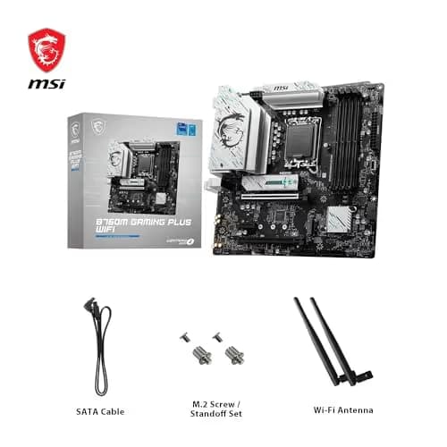 MSI B760M GAMING PLUS WIFI DDR5 Micro ATX image