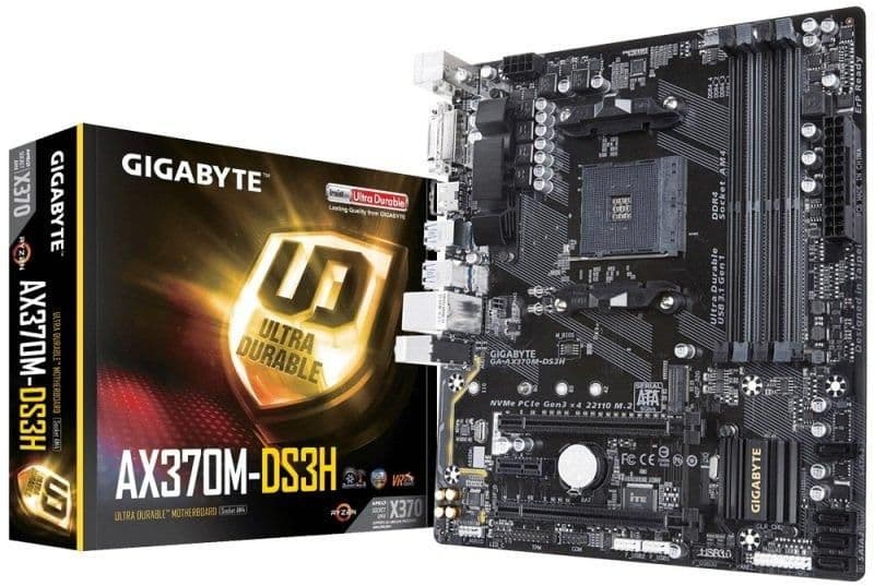 Gigabyte X370 GA-AX370M-DS3H AM4 DDR4 Micro ATX main image