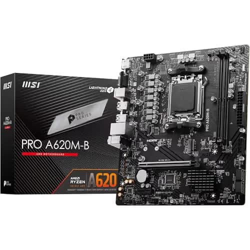 MSI A620 PRO A620M-B AM5 DDR5 Micro ATX image