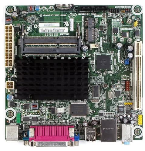 Intel NM10 D525MW Atom D525 DDR3 Mini ITX main image