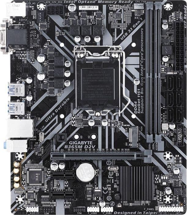 Gigabyte B365M D2V DDR4 Micro ATX image