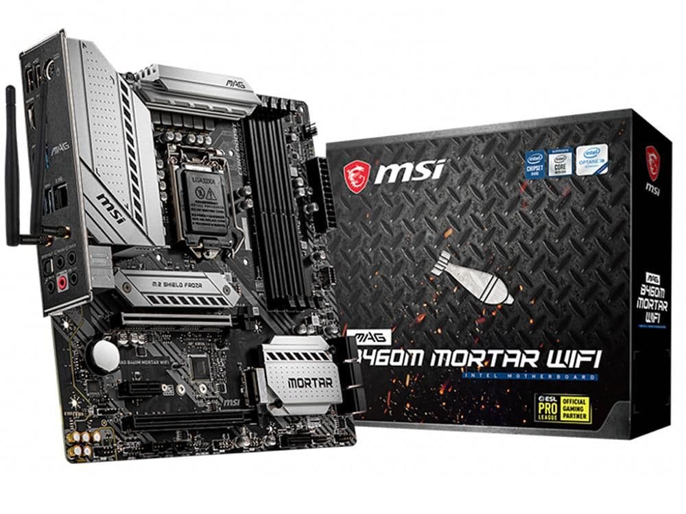 MSI B460M MAG MORTAR WIFI DDR4 Micro ATX main image