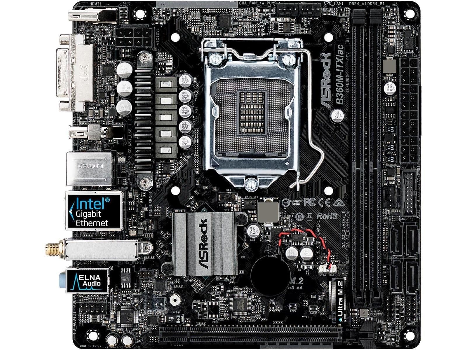 ASRock B360M ITX/ac DDR4 Mini ITX image
