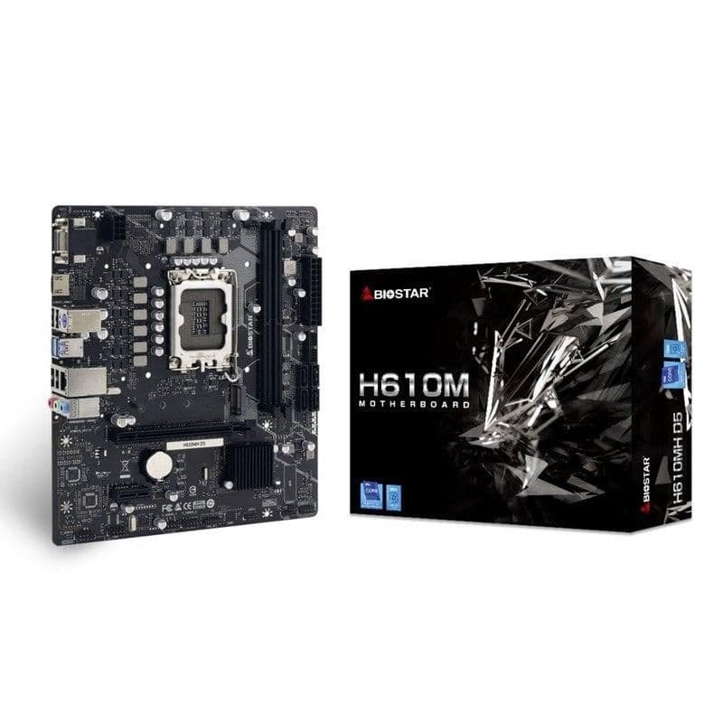 Biostar H610 MH D5 DDR5 Micro ATX main image