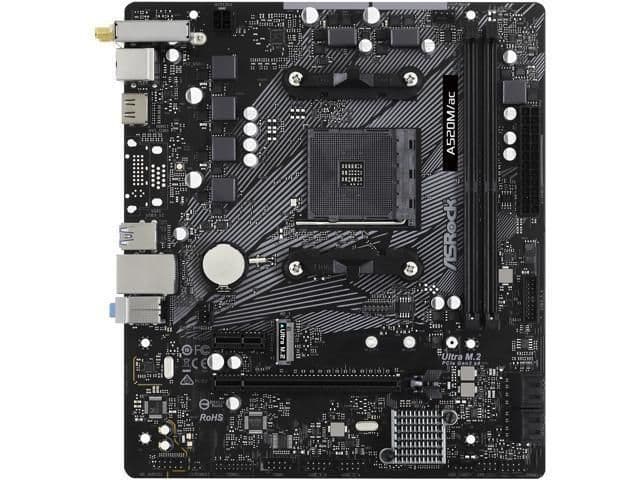 ASRock A520 M/ac WIFI DDR4 Micro ATX image