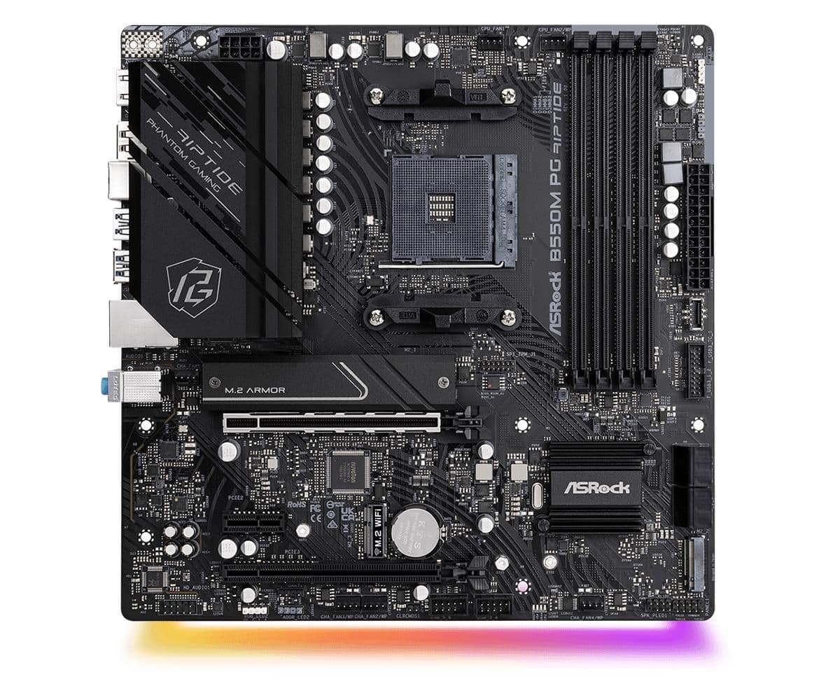 ASRock B550M PG RIPTIDE AM4 DDR4 Micro ATX main image