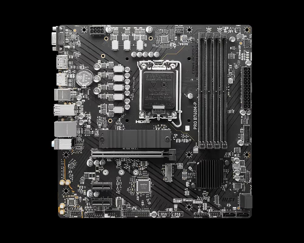 MSI B760 PRO B760M-P LGA1700 DDR5 Micro ATX image