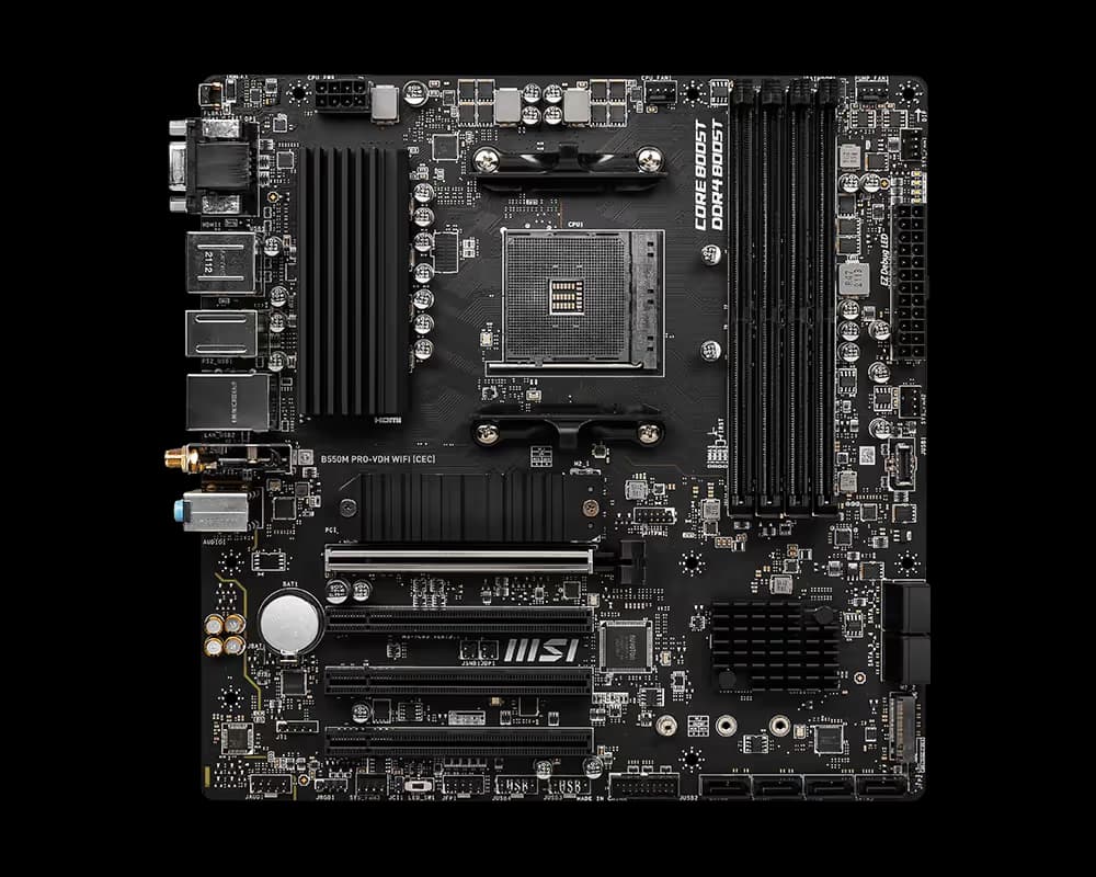 MSI B550M PRO-VDH WIFI (CEC) AM4 DDR4 Micro-ATX image