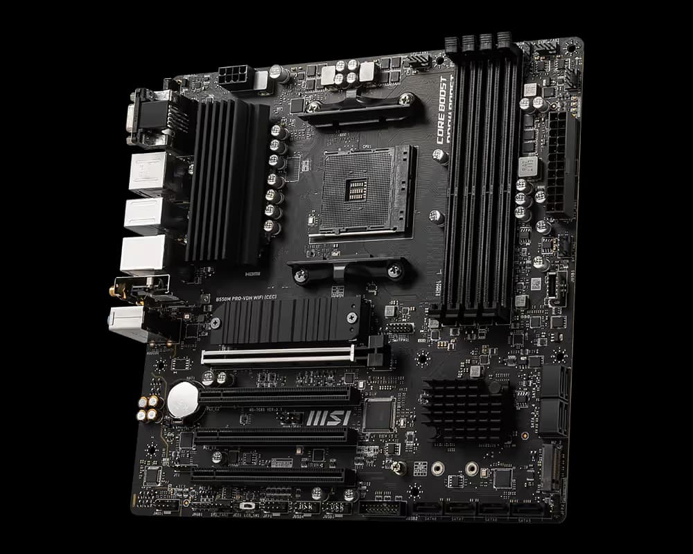 MSI B550M PRO-VDH WIFI (CEC) AM4 DDR4 Micro-ATX image