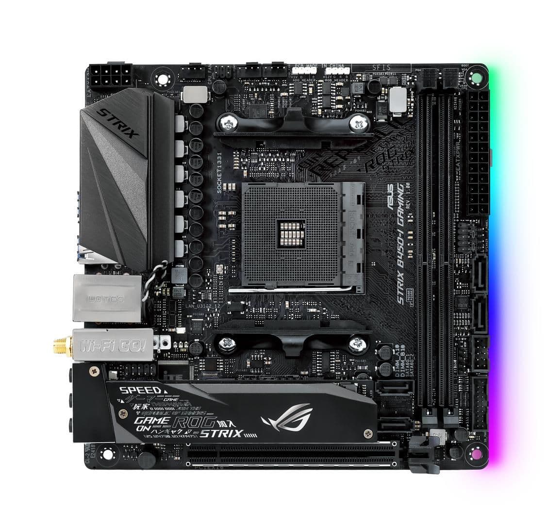 Asus B450 ROG Strix I Gaming DDR4 Mini ITX main image